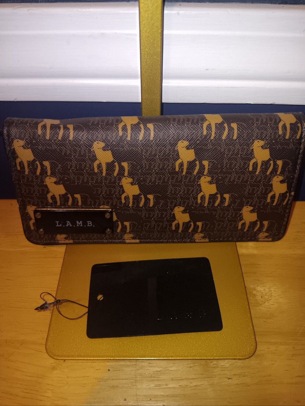 L.A.M.B. Vintage Logo Snappy Wallet